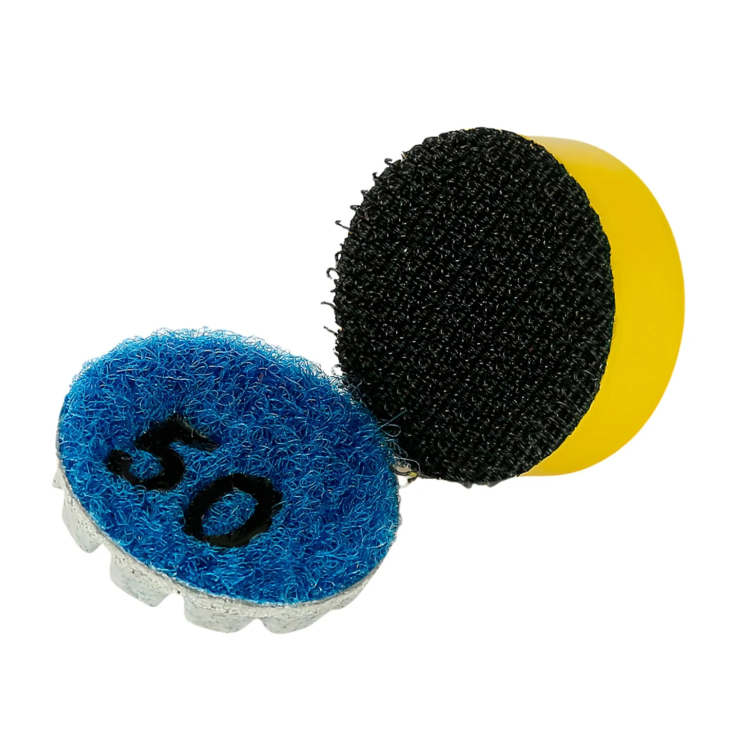 7 Stück 1 Zoll 25mm Mini-Polierpads Marmor Granit Jade Schleifscheibe Flexible Schleif- und Polierscheibe mit Unterlage – Detail 8