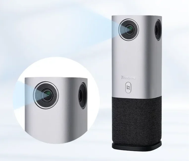 All-in-one Pc Usb Conference Camera Webcam Video Audio Voice Tracking Built In 4 Mics 360° Wide Angle