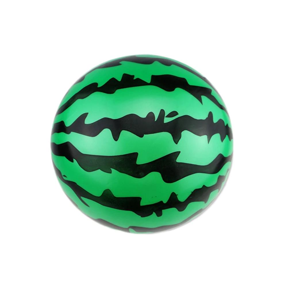 インフレータブルスイカビーチボールビーチおもちゃボール夏の遊び場のおもちゃ子供用屋外ゲーム (9 インチ)