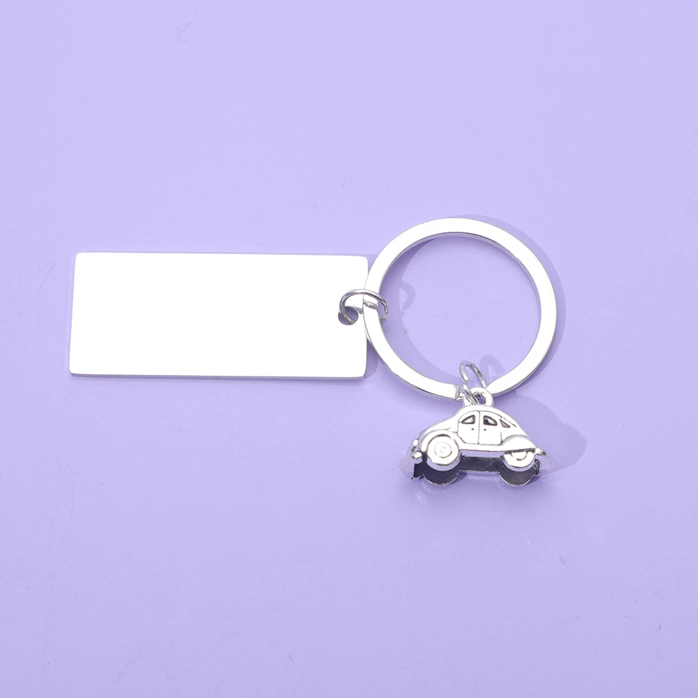 Safety driving slogan Car pendant key chain