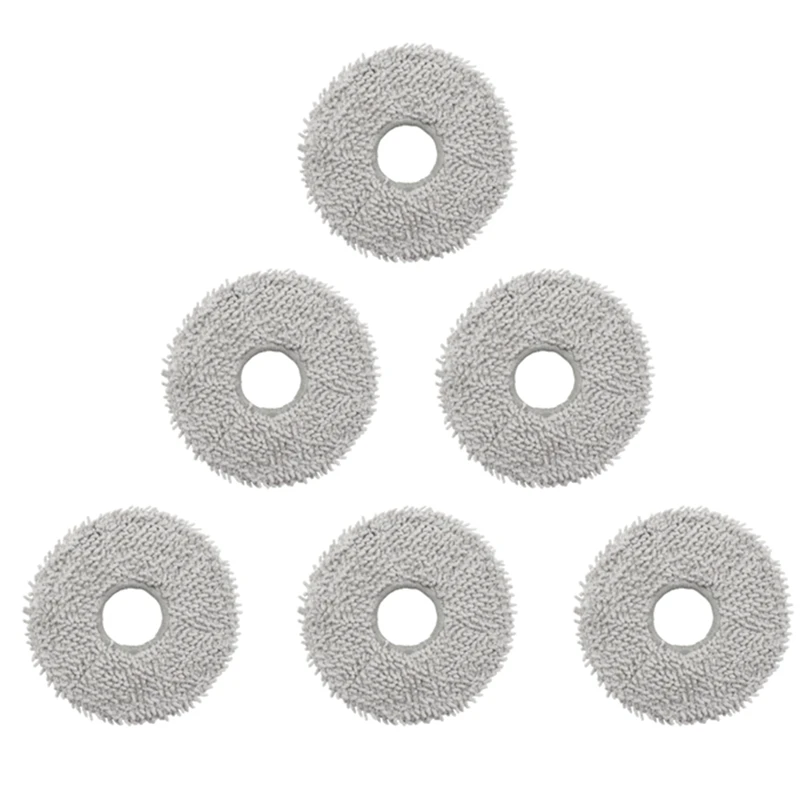 6Pcs Mop Cloth For ECOVACS DEEBOT X2 PRO Vacuum Cleaner Sweeping Robot Vacuum Cleaner Replacement