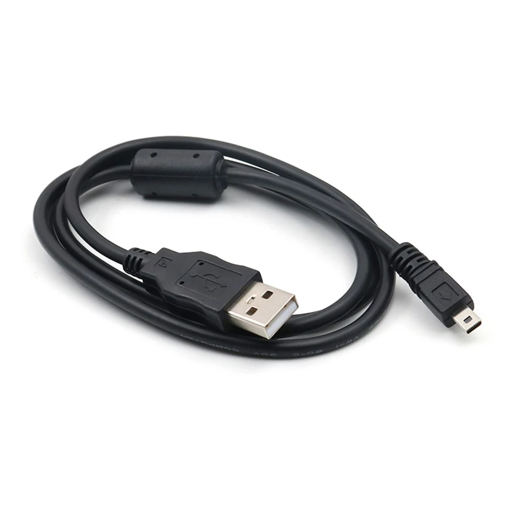 USB to Mini 8P Data Cable for Digital Camera Phone 5 Core Wire for Nikon Olympus Sony Casio Sanyo Fuji Panasonic Data Cord