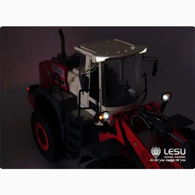 

LESU 1/16 Светодиодная фара-прожектор высокой яркости S-1274, премиум-деталь для DIY-модификации радиоуправляемых моделей строительной техники и игрушек