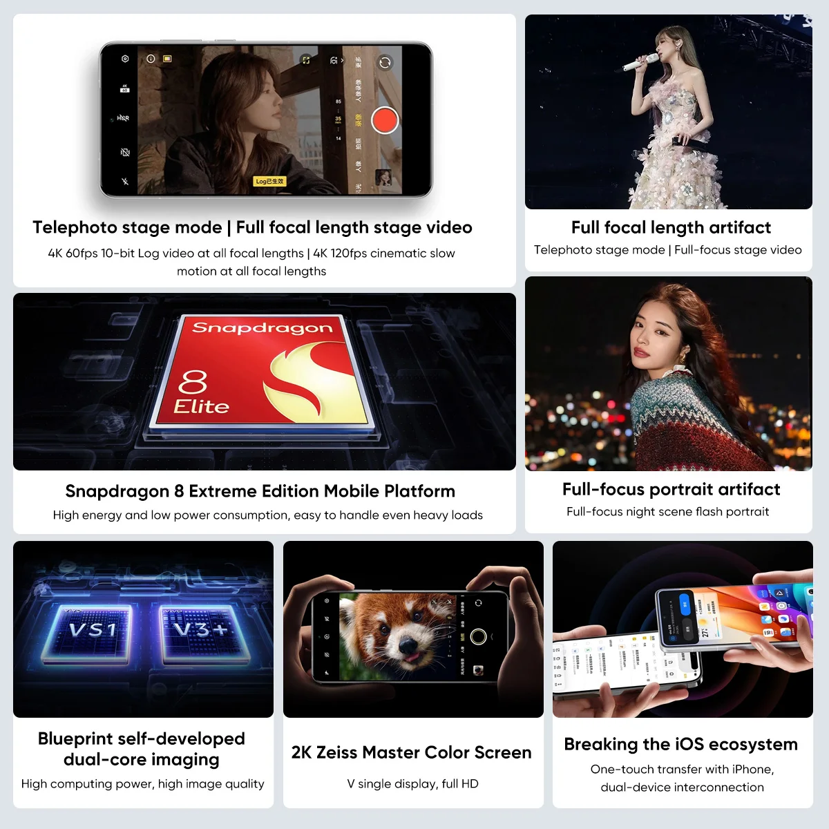 New Vivo X200 Ultra Chinese Version Snapdragon 8 Elite 6.82 
