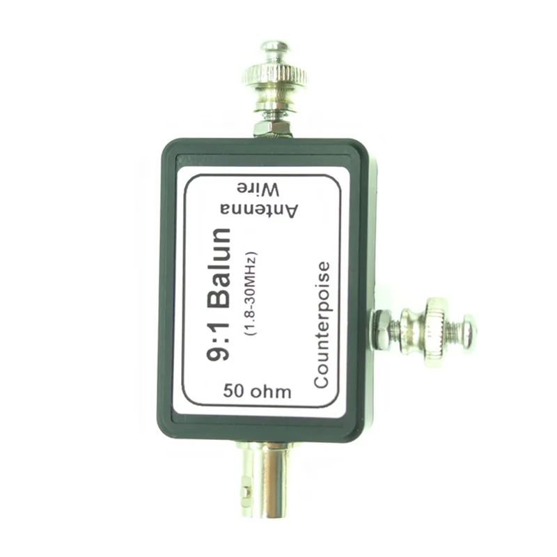 جديد 9: 1 Balun محول مقاومة هوائي الخط الطويل Balun 1.8-30Mhz-ABJU