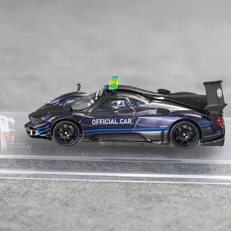 CM 1:64 Pagani Zonda Revolucion safety car alloy model, children's collection of decorative toys, for children's holiday gifts.