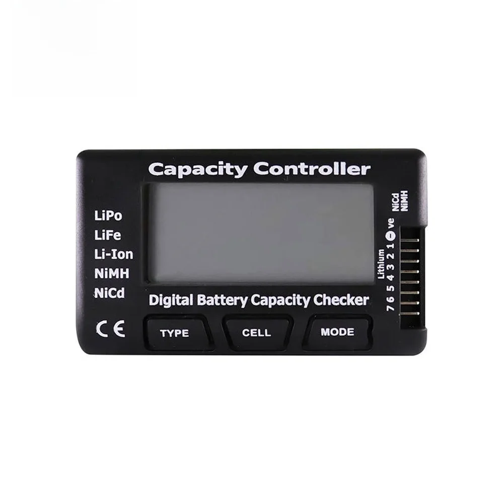 Digital Voltage Detection Tool For For LIPO LiIon NiMH NiCd Cells Supporting TYPE CELL And MODE Operations