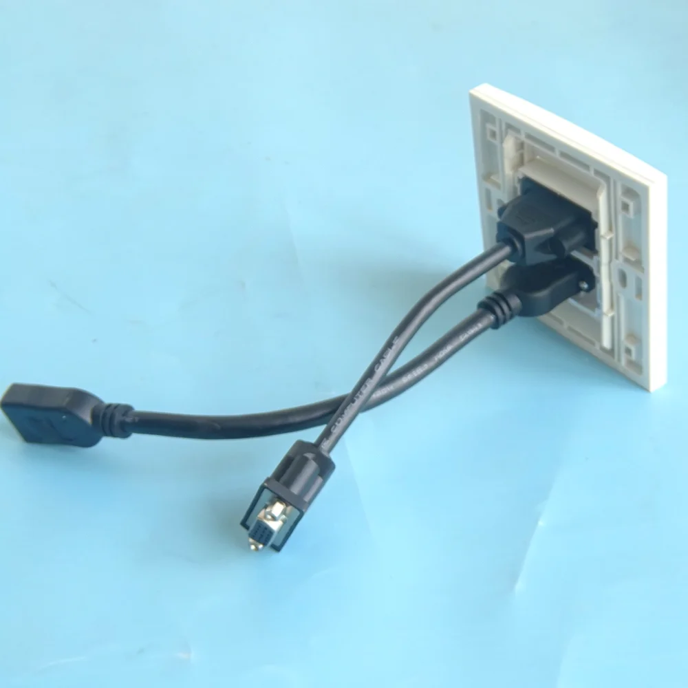 multimedia-connection-panel-for-yp-hdmi-vga-wall-plate-solderless-outlet-audio-video-connector-home-office-projector