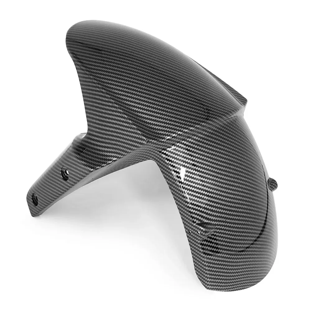 For KAWASAKI Ninja ZX-10R 2004-2007 ZX-6R 2005-2008 Motorcycle Front Fender Mudguard Tire Protection Cover Fairing Carbon Look