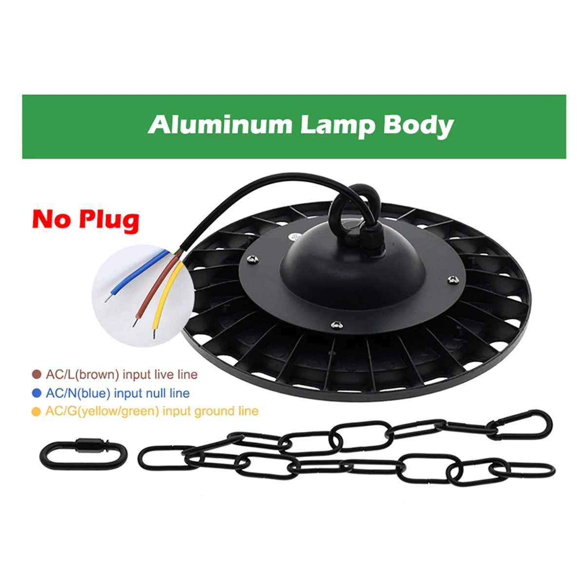 LED Grow Light Full Spectrum UFO Phyto Lamp Waterproof For Plant Factory Greenhouse Hydroponic Seedling