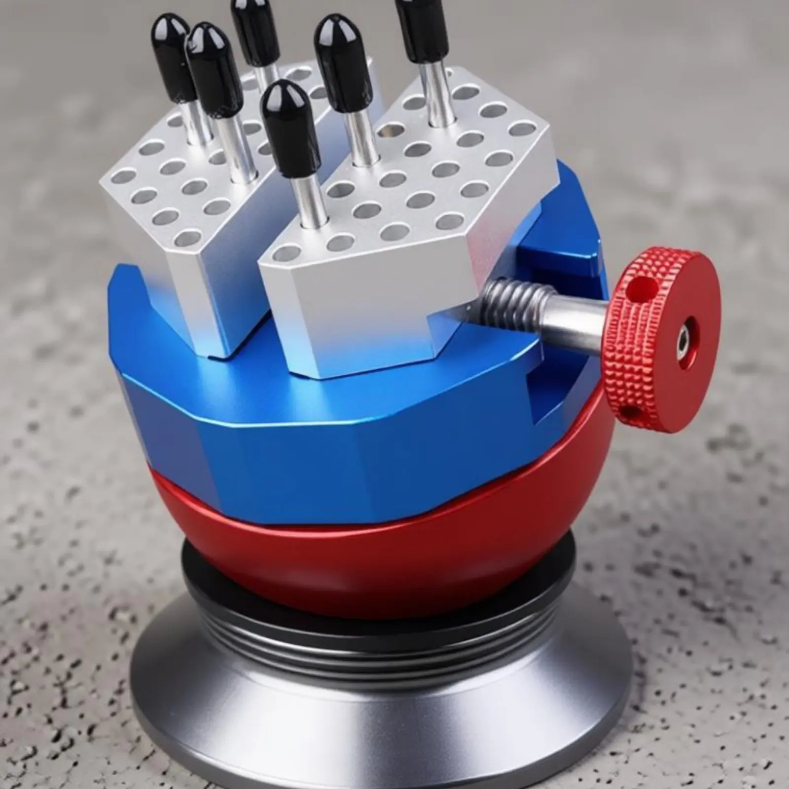 Ball Vise Multi Angle Control Rotating Vise 360 Degree Clamp Portable Swivel Clamp Stable Metal Base for Hobbyists