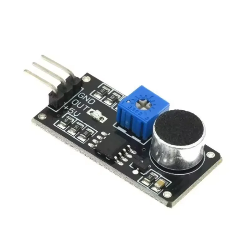 Sound Sensor Module 3 Pin Voice Sound Detection Sensor Amplifier LM393 Electret Microphone DIY Kit