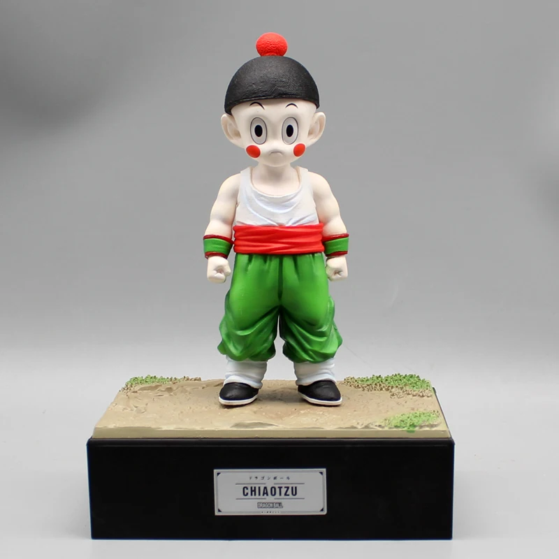 Figurine d'action Dragon Ball Anime, Tien Kendhan Chaoz, Gk, modèle fait à la main, statue entourant le bureau, jouets de collection, cadeau, nouveau