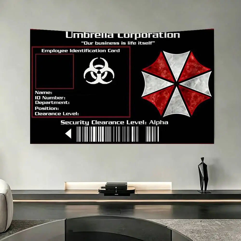 U-Umbrella C-Corporation Flags Wall Hanging Tapestry Outdoor Garage Room Decorative flag Background Blanket