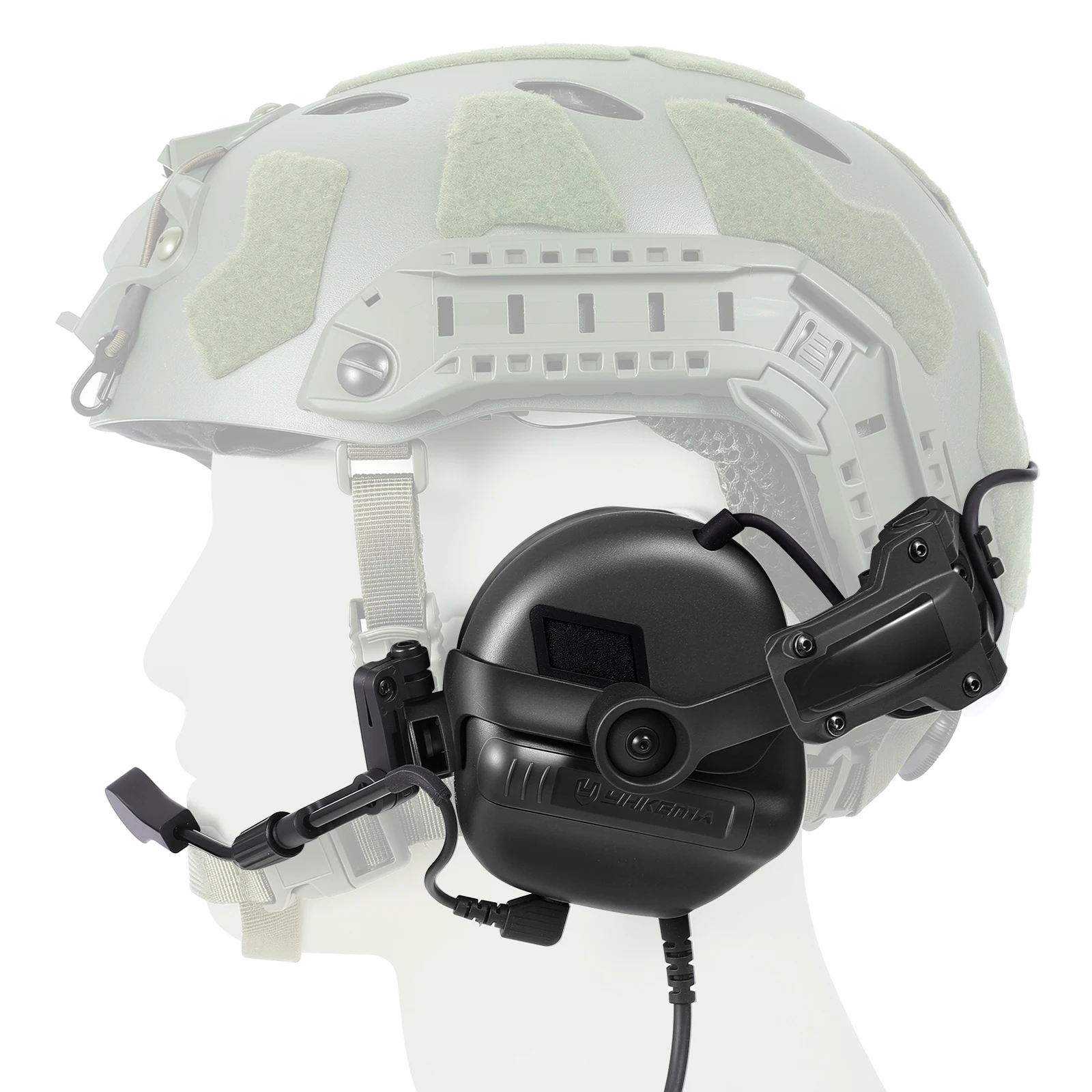 Professional Hunting Anti-noise Headset Tactical Electronic Shooting Earmuff 6 X Sound Amplification Headphone