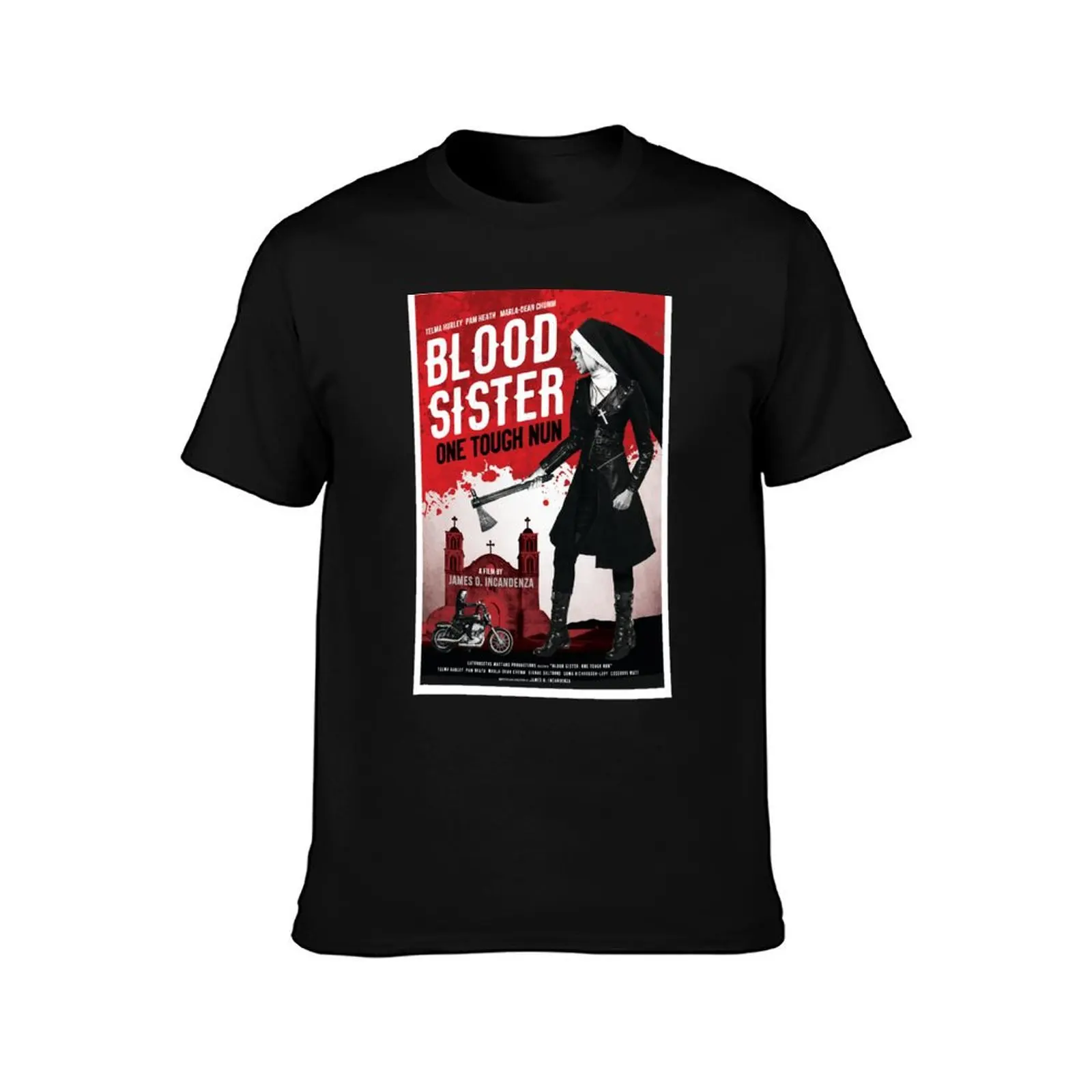 Blood Sister: One Tough Nun movie poster - Infinite Jest - David Foster Wallace T-Shirt t shirt for man T-Shirt
