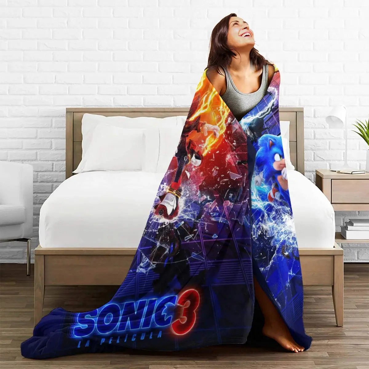 Sonics Poster Blankets Quality Soft Warm Throw Blanket Spring Travel Office Bedroom Novelty Bedspread