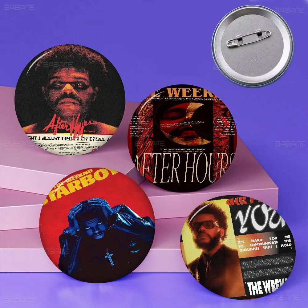 

The Weeknd Music Album Badges Creative Tinplate Soft Button Pins Animal Icon Brooch Lapel Backpack Badge Accessories Pin