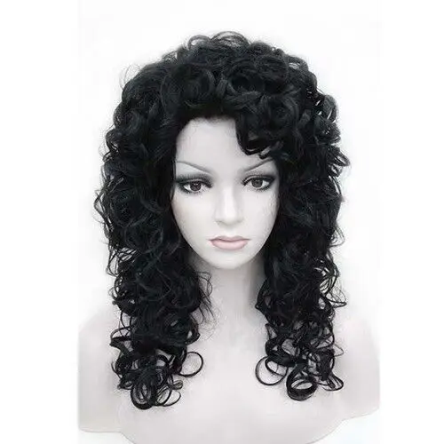 Women Wig Spiral Curls Fluffy Half Full Wig Headband Natural Hair Cosplay Wigs