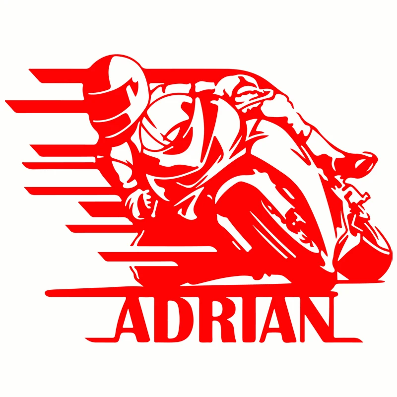 دراجة نارية ملصقات السيارات شخصية دراجة نارية الفينيل عاكس الديكور الشارات 14*18.8 سنتيمتر #5