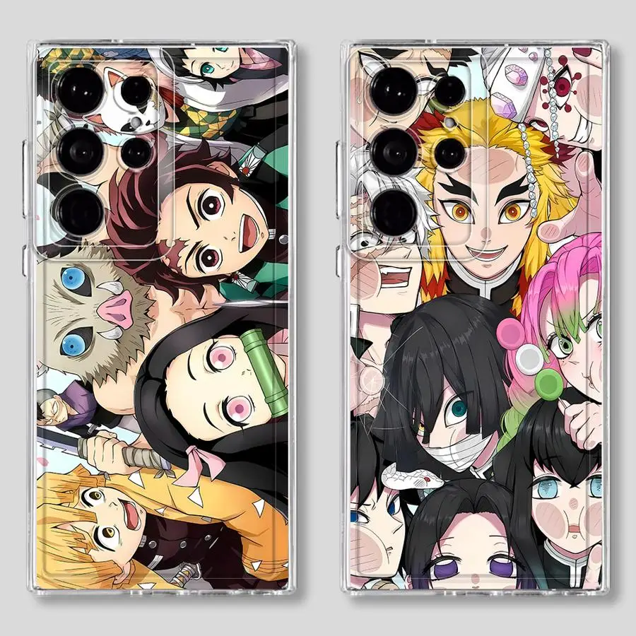 D-Demon S-Slayer Cool Case for Samsung Galaxy S26 Note 20 Ultra 10 S21 S23 Ultra S24 S20 Plus S25 Edge S22 FE Phone Cover 