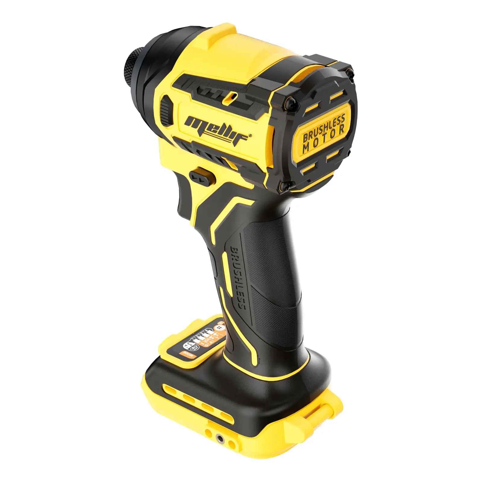 Cordless Brushless Impact Driver Compatible with Dewalt 20V 60V Max Battery (Tool Only) 2212 in-lbs Torque, 4-Speed, LED Light