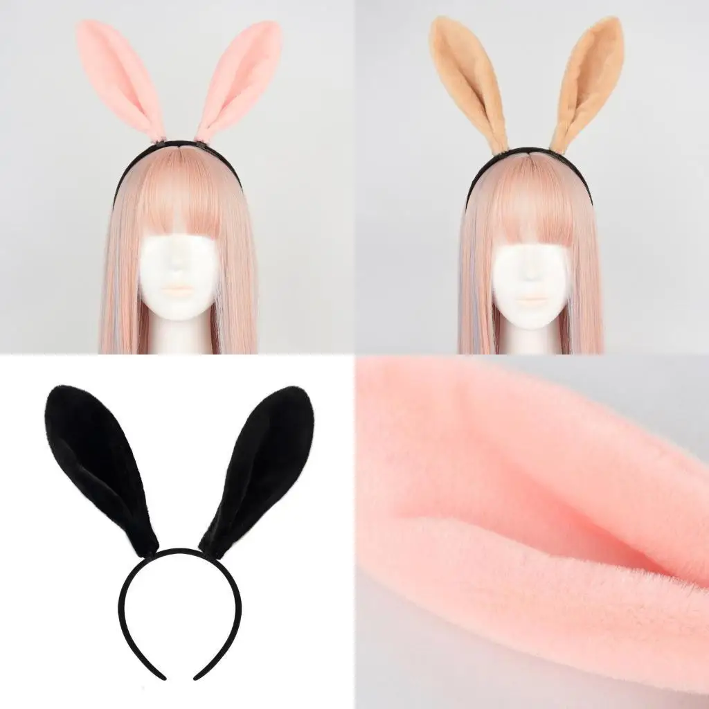 

31BB Spring Cosplay Headband Plush Hair Hoop Headband for Woman
