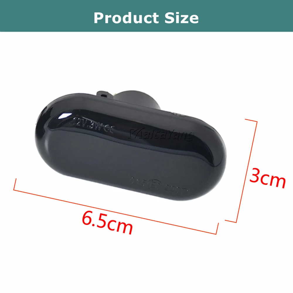 Für Dacia Duster Renault Megane 1 Clio1 2 KANGOO ESPACE Smart Fortwo 453 Seitenmarkierungsleuchte LED Dynamischer Blinker – Detail 2