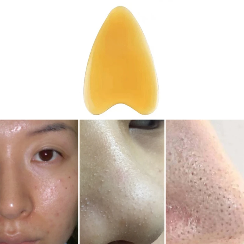 Horn Gua Sha Scraping Face Tool Hair Follicle Cleaning Surgery Scraper Horn Ultra-Thin Facial Face Blackhead Scraping Board