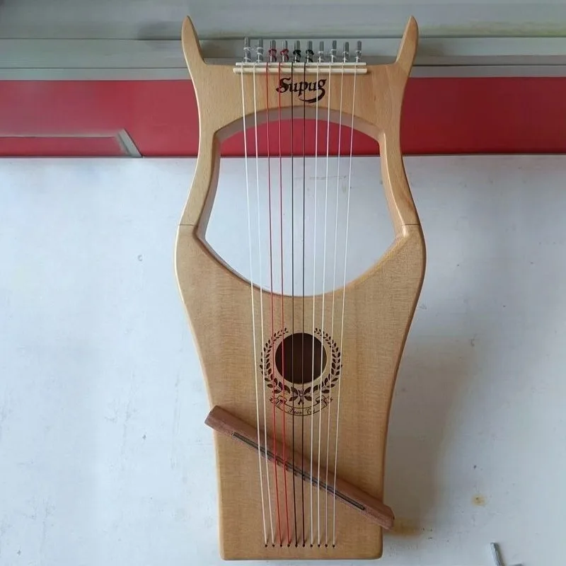 

10 Strings Harp Professional Adults Harp Children Beginners Portable String Instrument Traditional Wood Musical Instruments
