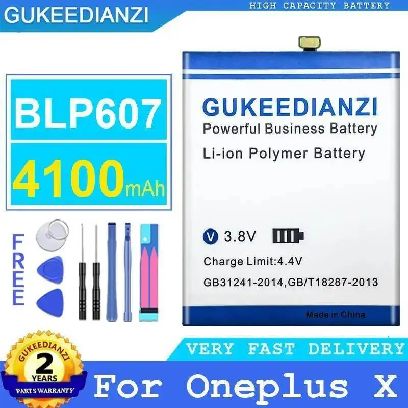 

Безопасный аккумулятор для мобильного телефона BLP607 4100 мАч для Oneplus X