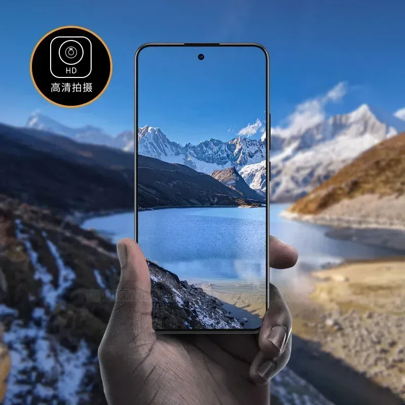 1-3ชิ้นเคสฝาปิดเลนส์กล้อง3D สำหรับ Xiaomi 14 13 13T Pro X5 X6 F5กระจกเทมเปอร์ F6โปรฟิล์มวงแหวนสำหรับกล้อง