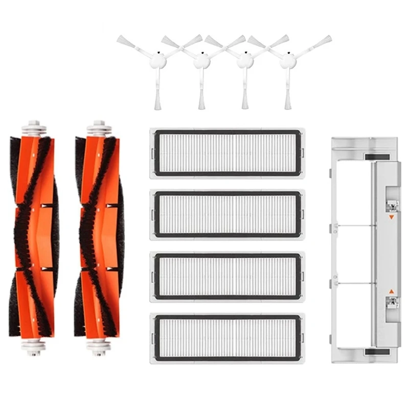 Сменные аксессуары для пылесоса Xiaomi Mijia 1C STYTJ01ZHM, фильтр НЕРА, боковая щетка, основная щетка, крышка