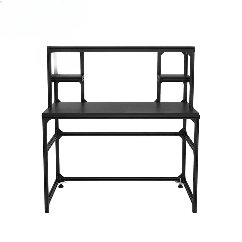 Black aluminum alloy modular maintenance workbench