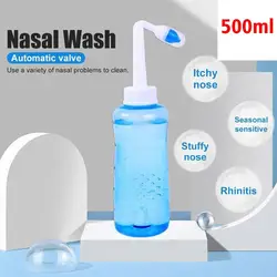 NEW High-end 500ML Nose Wash Cleaner Nose Protector Avoid Allergic Rhinitis Nasal Irrigator Rinse Bottle Premium Neti Pot