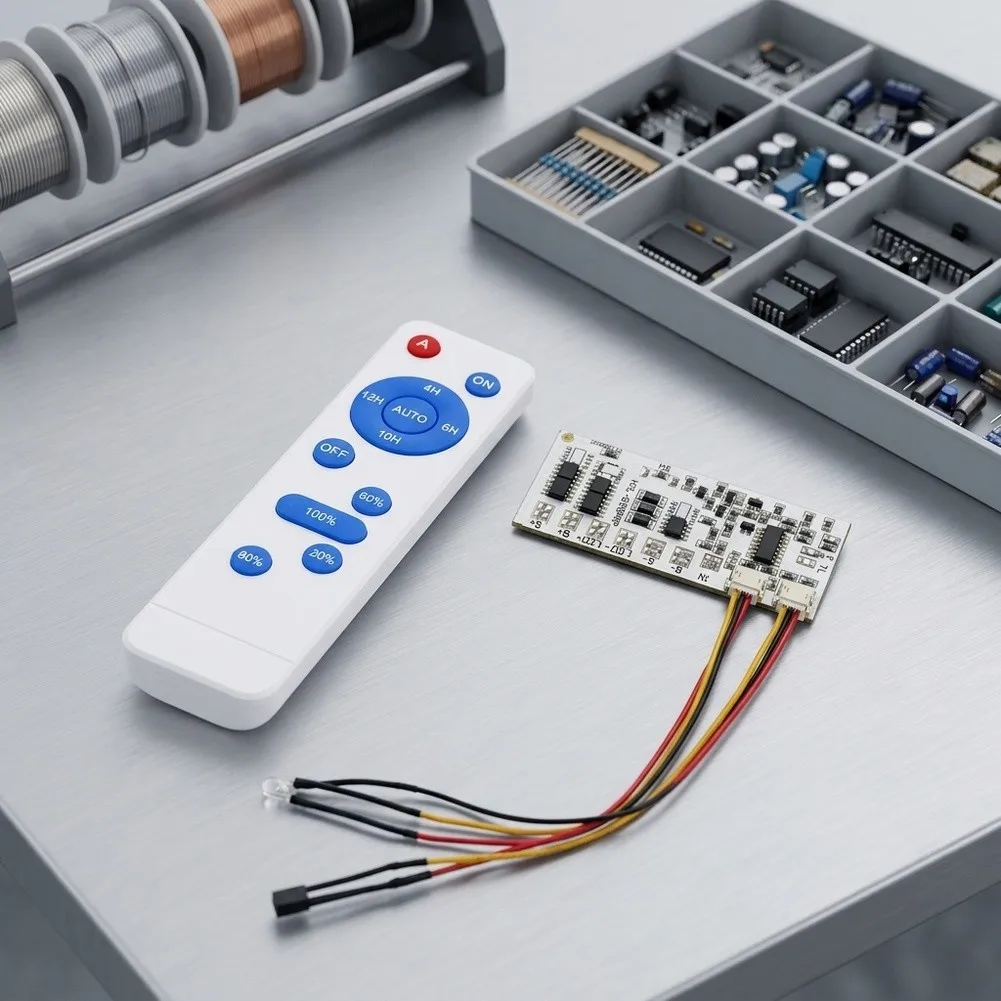 Retrofit For solar Street Light Circuit Board for Existing 3.2V 3.7V Fixtures with Remote Timer and Light Control