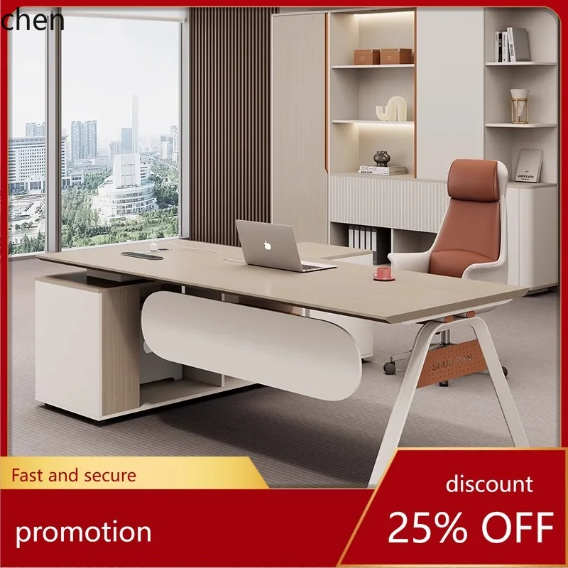 

CZ Office Desk Simple Modern Executive Desk Manager High-end Office Desk and Chair Set