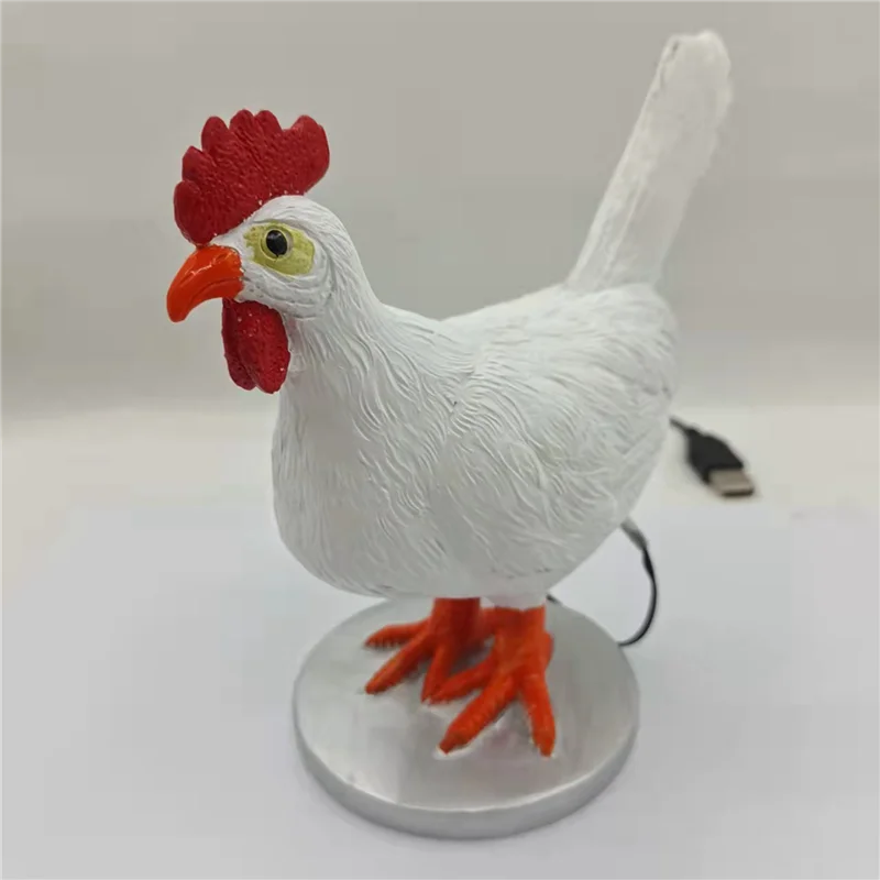

ABUP-2X Egg Lamp Resin Chicken Egg Lamp Table Lamp Light 3D LED Hen Laying Eggs Night Lights For Bedroom Living Room Decor