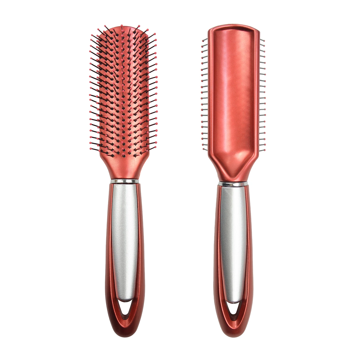 4 Farben 9 Reihen Haarbürste Entwirren Haarkamm Kopfhaut Massage Kämme Lockige Friseursalon Styling Werkzeuge