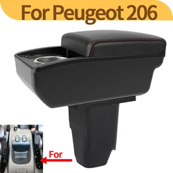 For PEUGEOT 206 Armrest Box For Peugeot 206 cc Cabrio Car Armrest Storage Box Interior Dedicated Retrofit parts Car Accessories