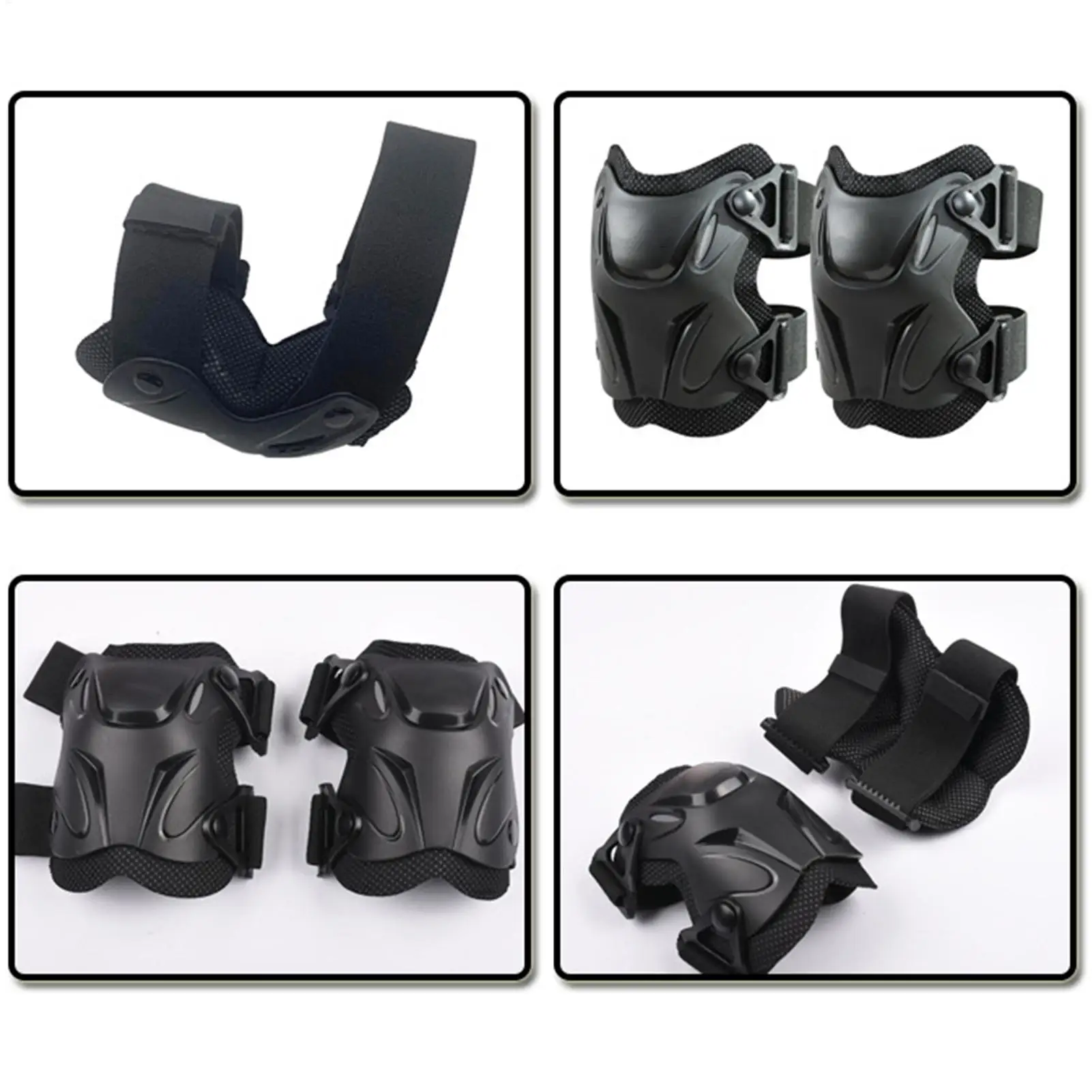 Elbow Guard Protective Safety Reflective Adjustable Knee Guard Elbow Pads Protective Gear For Men Athlete Cycling Skateboarding