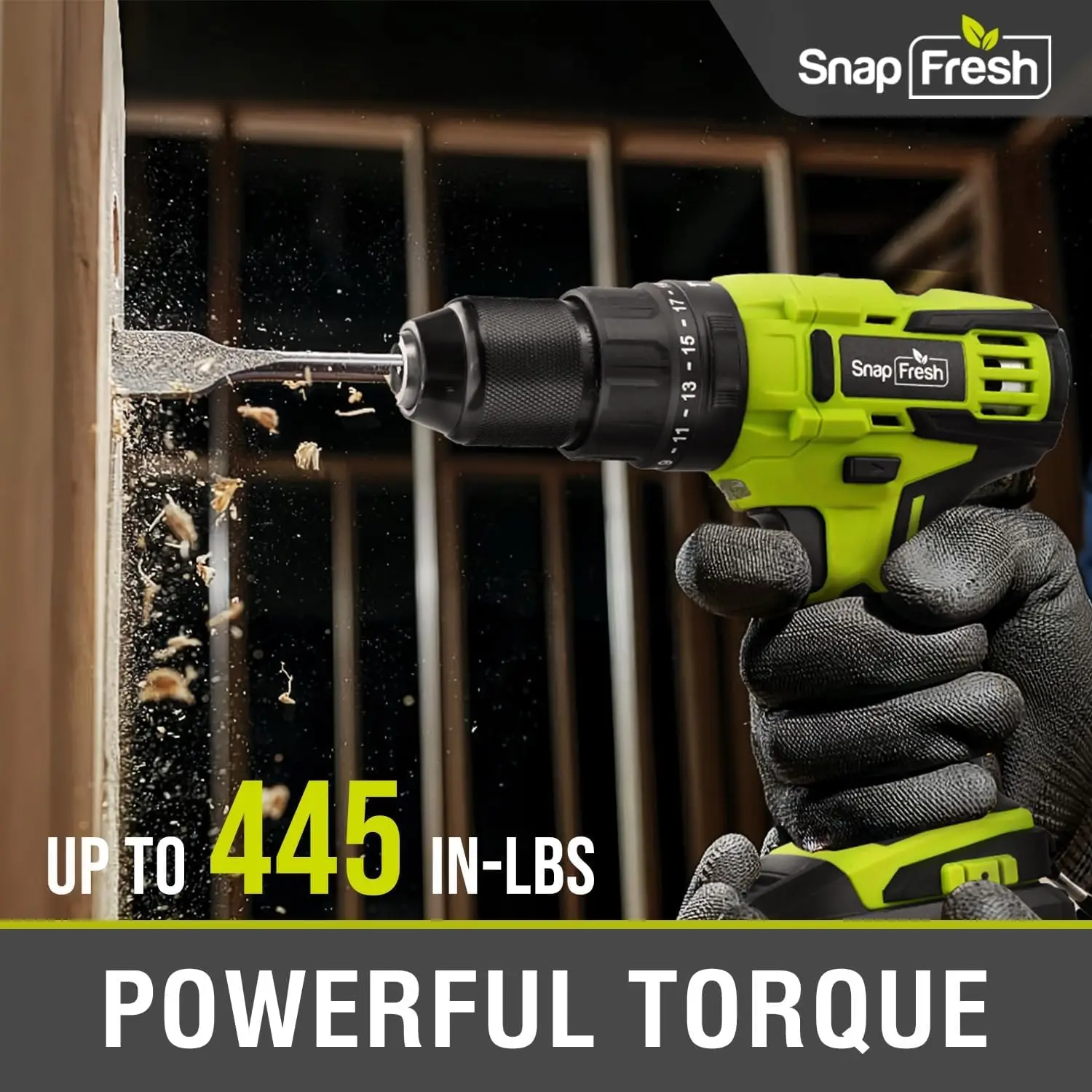 Snapfresh 20V Cordless Impact Drill-1/2