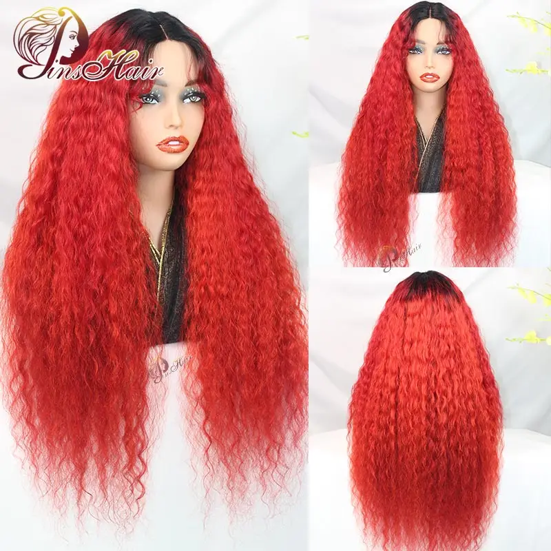 red-wear-and-go-kinky-curly-human-hair-wigs-deep-wave-4x4-hd-lace-frontal-wigs-99j-red-lace-front-human-hair-wig-for-black-women