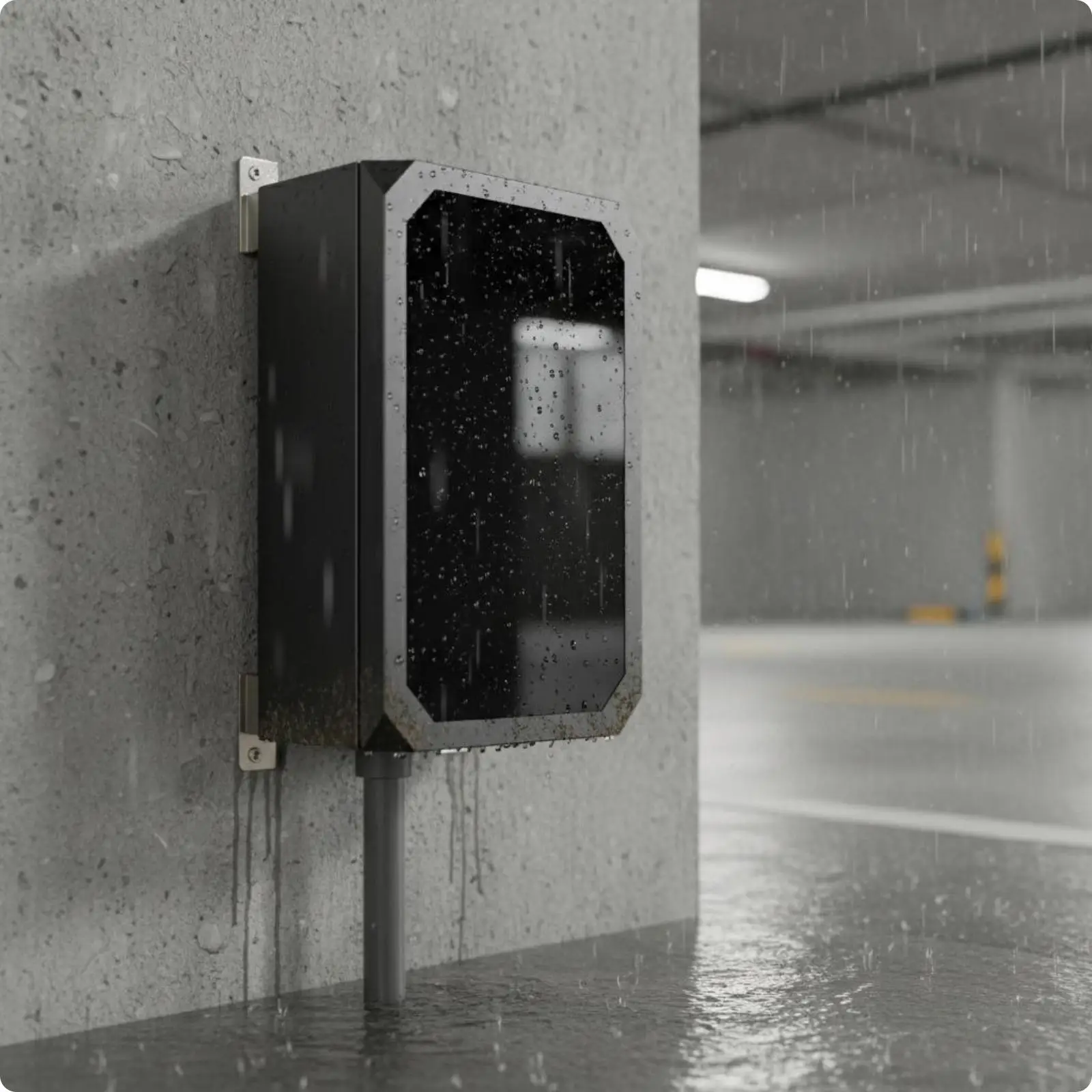 Charging Pile Protection Box Weather-Resistant Outdoor Charging Pile Cabinet IP65 Water Resistance Weatherproof EV Enclosure for