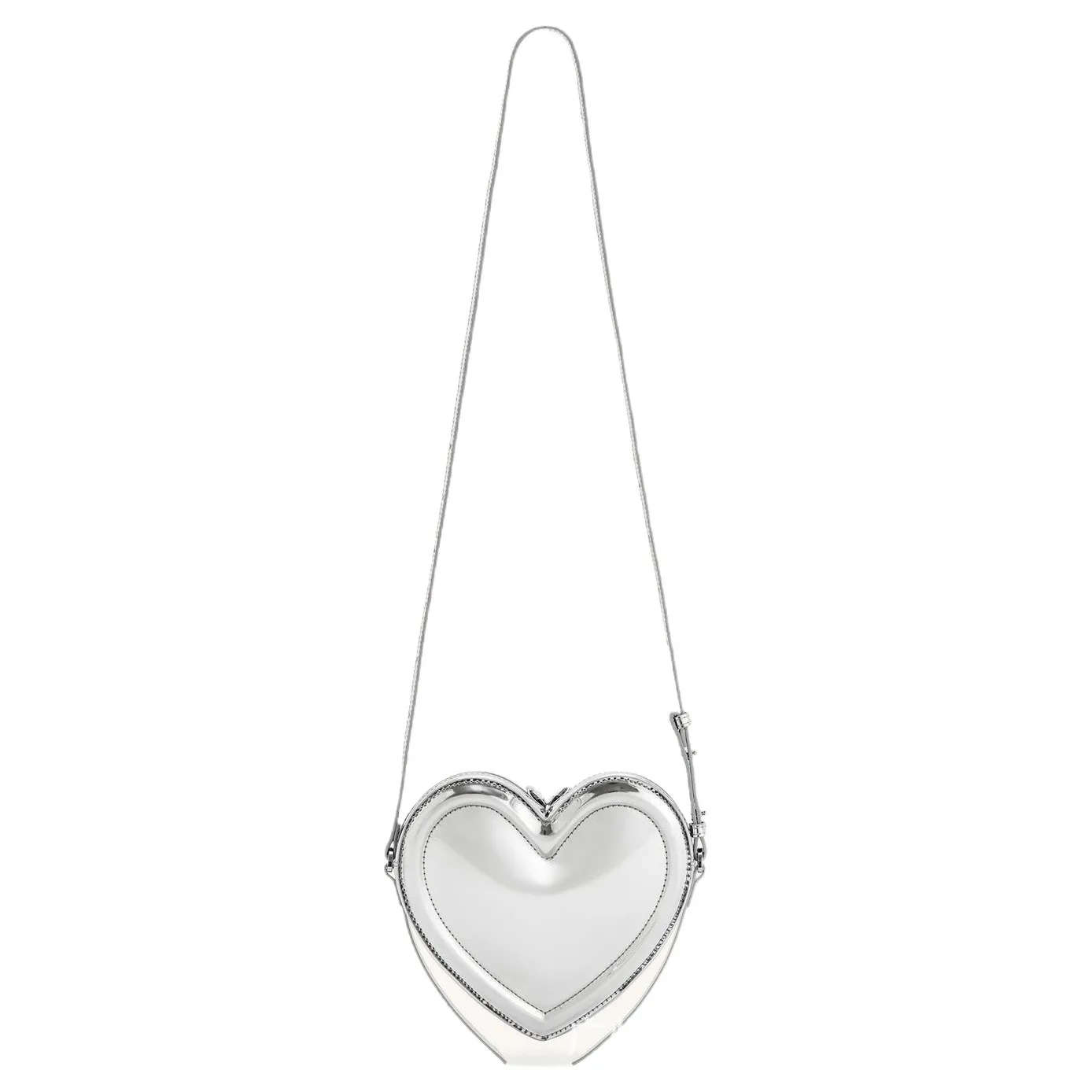 JW Pei Heart-shaped Crossbody Bag, Niche Design, Sweet and Cool, 3D Heart-shaped Bag, High-end Shoulder/crossbody Bag for Women