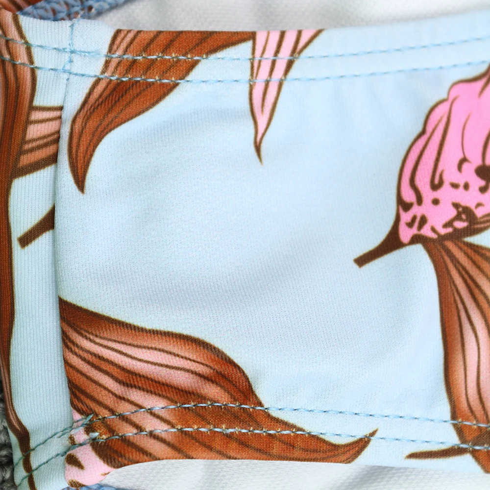 Sexy One Piece Swimsuit 2025 Vintage Floral Print Swimwear Women Swimsuit Bathing Suit Beachwear Monokini Female Swimming Suits