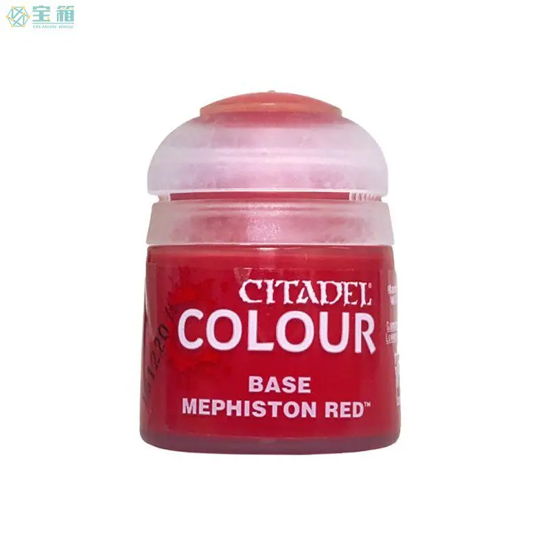 

Пигментный праймер Red 21-03, базовый красный цвет Mephiston Red, часто используемый красный оттенок Memphis Dun для моделей.