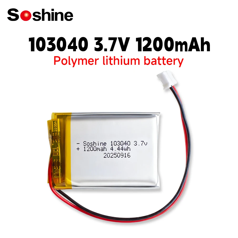 Soshine 3.7V 103040…