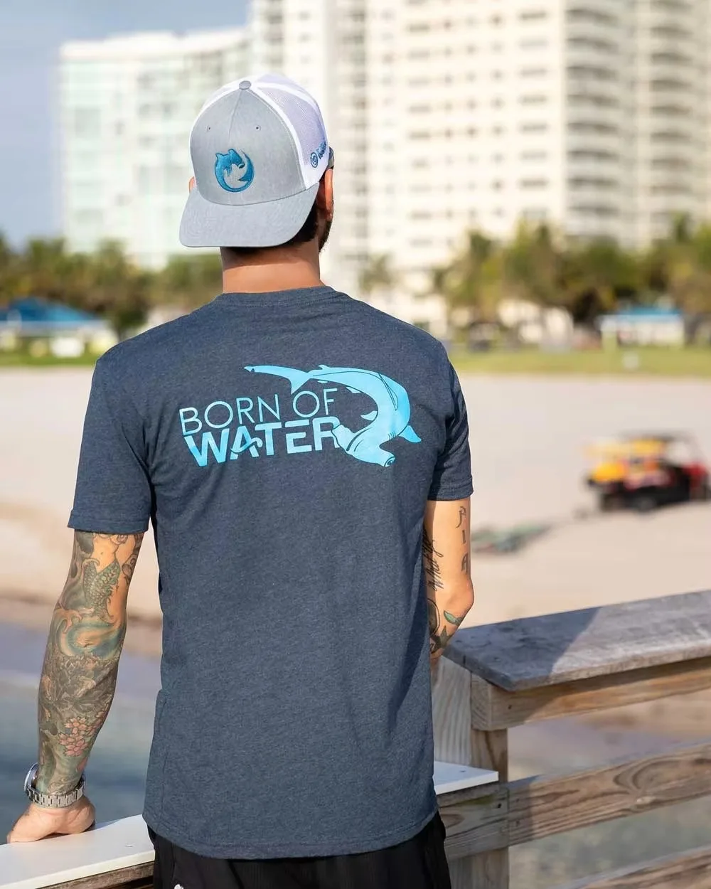 classic Born Hammerhead Shark Scuba Diving of Water Brand Graphic T-Shirt Cotton Men Women Streetwear Tee