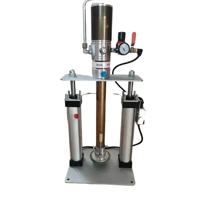 Double column butter pump filling quantitative refueling machine 3-5L small barrel quantitative gluing machine
